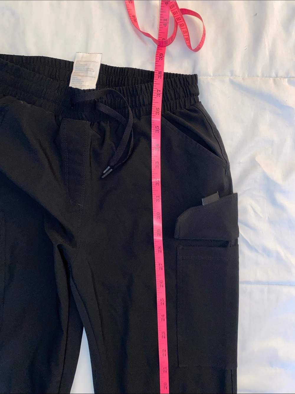 Baleaf Black Cargo Jogger Pants with Drawstring Waist - Picture 15 of 15
